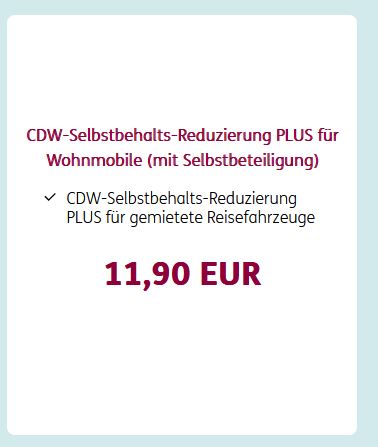CDW-Selbstbehalts-Reduzierung PLUS für 11,90€