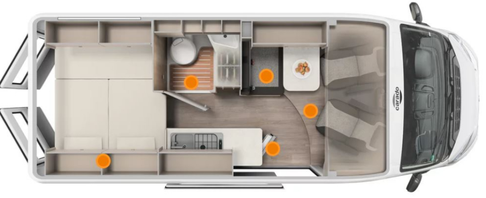 Carado CV600 Pro - Grundriss