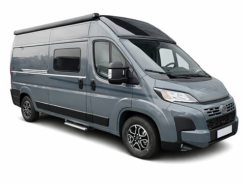 Moderner Campervan für Camping und Reisen in Deutschland.